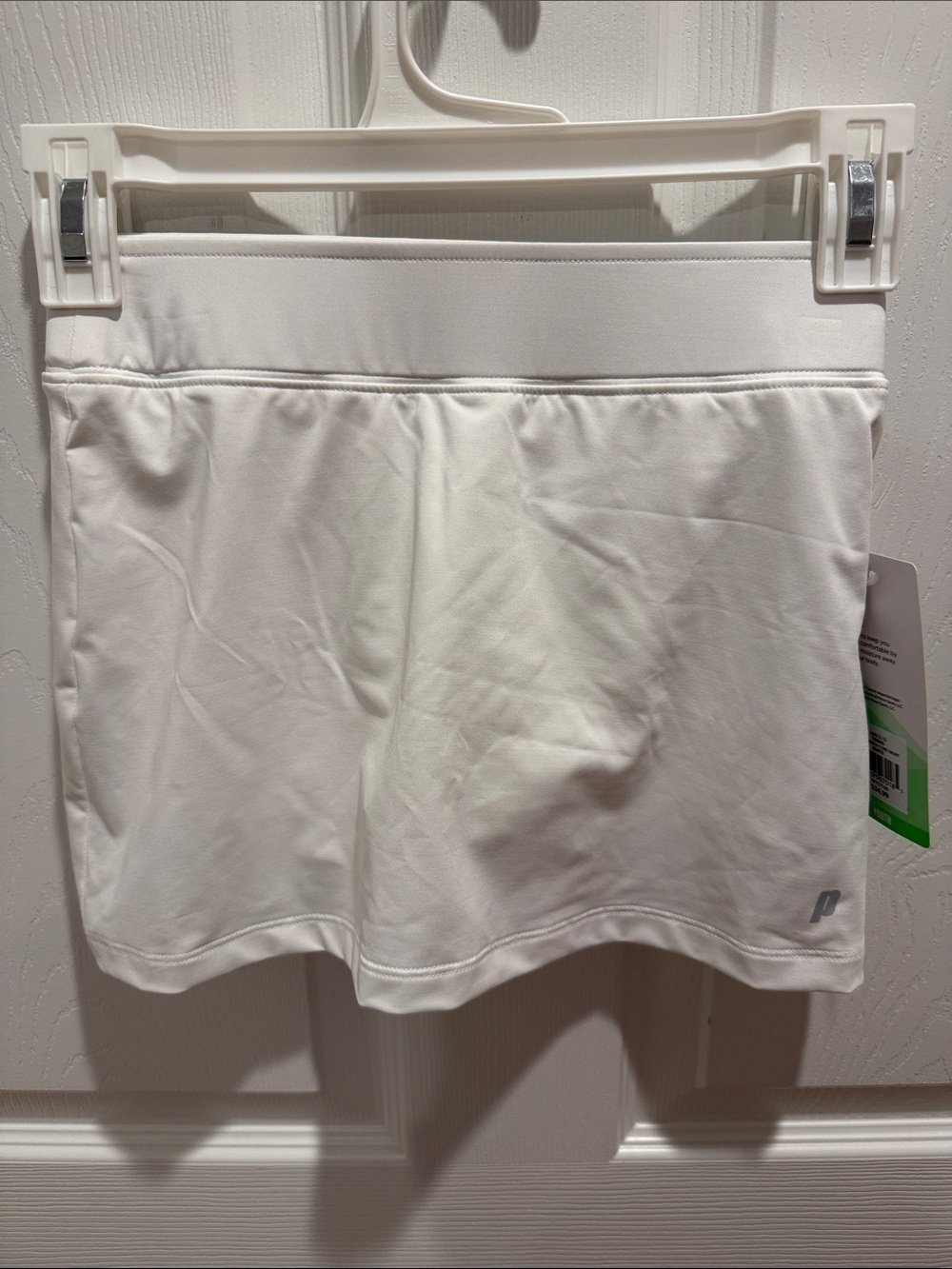 Prince White Athletic Skort for girls